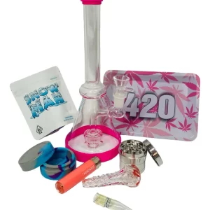 Pack Caja De Parafernalia, Bong, Moledor, Contenedor Y Mas