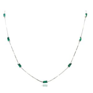 Collar Rectángulos Verdes