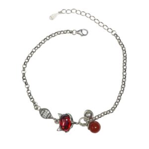 Pulsera Plata 925 Gato Cascabel