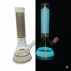 Bong Vidrio Pyrex, Transparente Neon