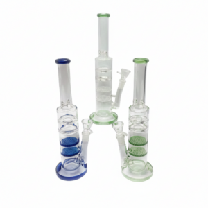 Bong Pyrex Vidrio azul verde