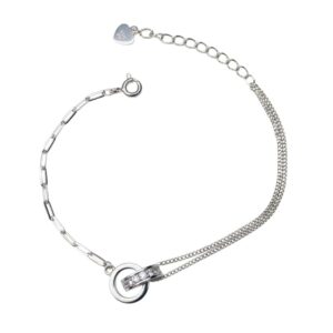 Pulsera Plata 925   Argollas Unidas