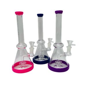 Bong pyrex transparente pink mujer