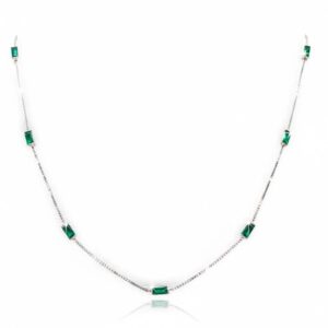 Collar Rectángulos Verdes