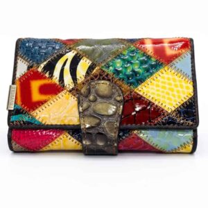 Billetera Patchwork Mujer