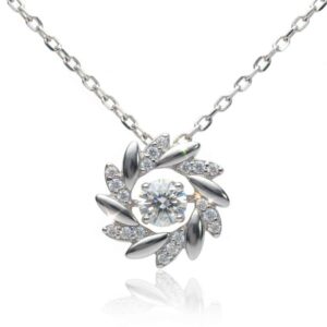 Collar Corona y Destello Flotante
