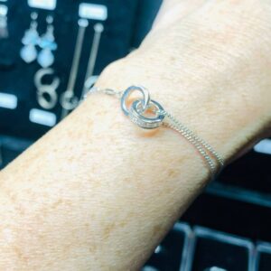 Pulsera Plata 925   Argollas Unidas