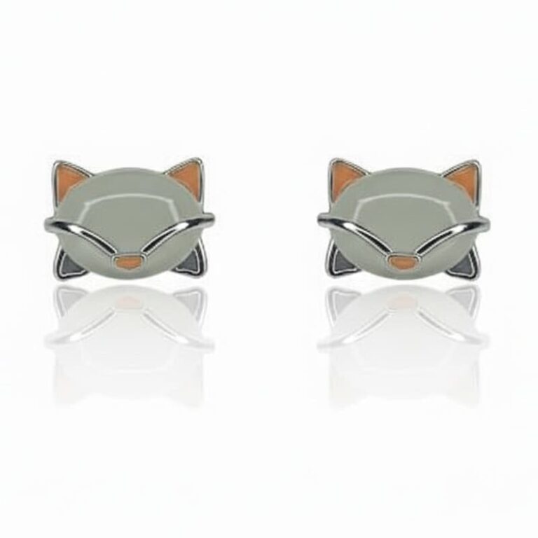 Aritos Plata Zorrito