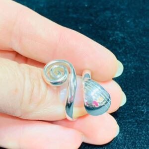 Anillo Plata 925 Espiral Ajustable