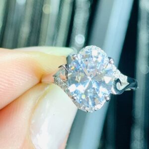 Anillo Plata 925 Halo Sinfín Circon Grande