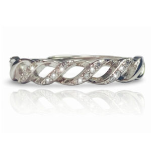 Anillo Plata 925 Trenzado Ajustable