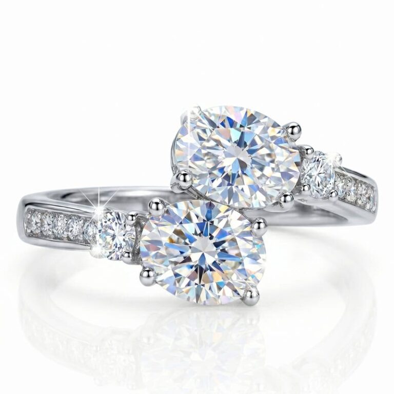 Anillo Plata 925 Dual Envolvente Ajustable