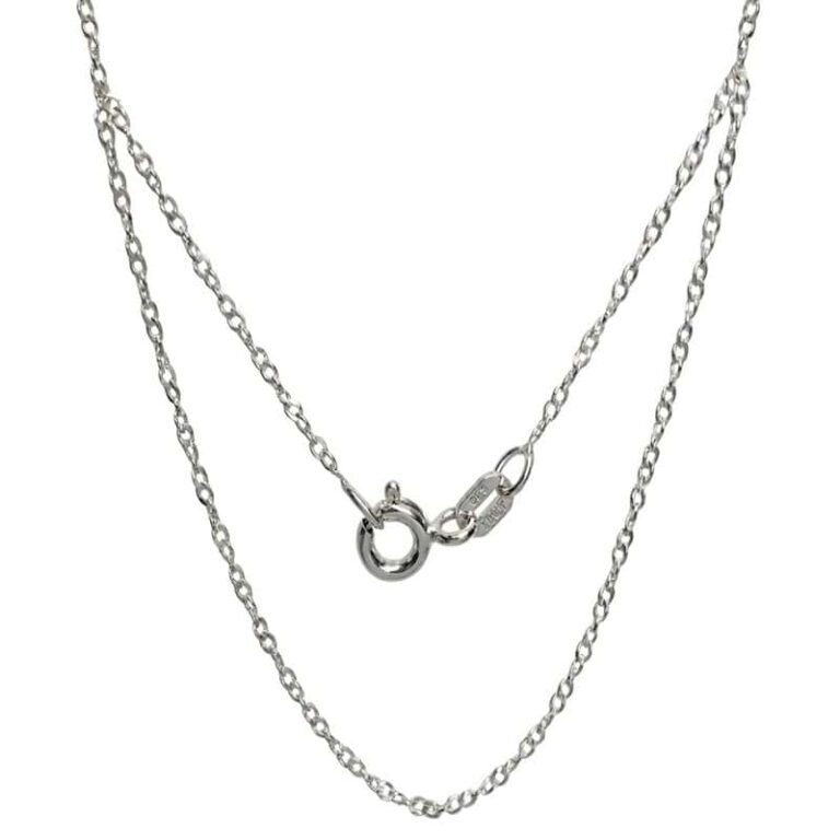 Cadena Plata Entorchada 50 cms