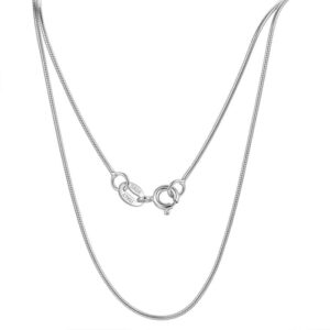 Cadena Plata Víbora 40 cms