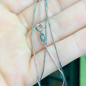 Cadena Plata Víbora 40 cms