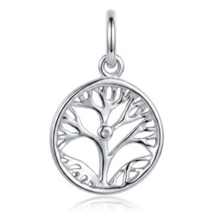 Dije Plata Árbol de la Vida Circular