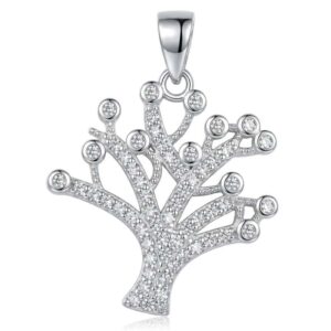 Dije Plata Arbol de la Vida Microcircones