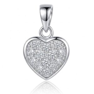Dije Plata Corazón Abombado
