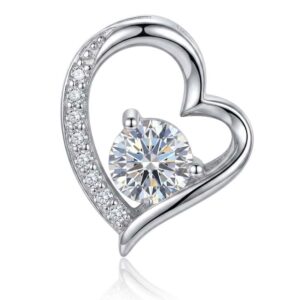 Dije Plata Corazón Charm