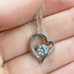Dije Plata Corazón Charm
