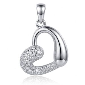 Dije Plata Corazón Dual