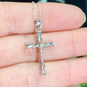Dije Plata Crucifijo Gótico