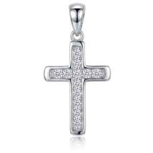 Dije Plata Cruz Microcircones