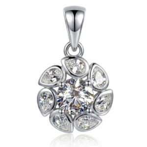 Dije Plata Flor de Lágrimas