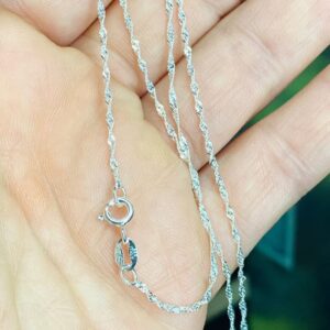 Cadena Plata Singapur 40 cms