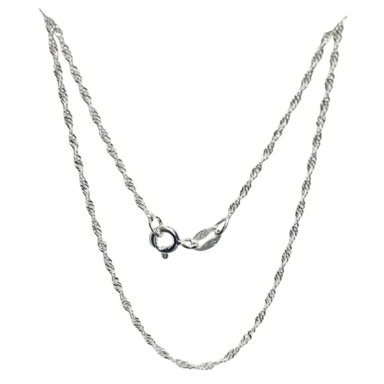 Cadena Plata Singapur 65 cms