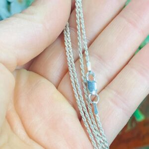 Cadena Plata Cordón 45 cms